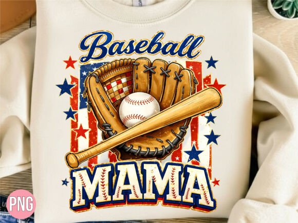 A Graphic for the Baseball Mom Who Bleeds Red, White, and Blue