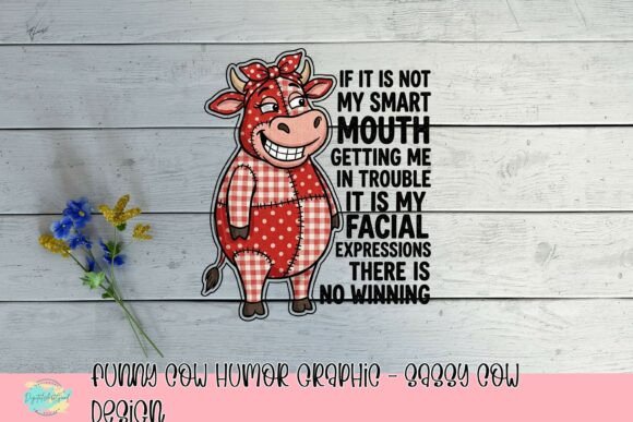 Add Instant Charm: The Funny Cow Humor Graphic