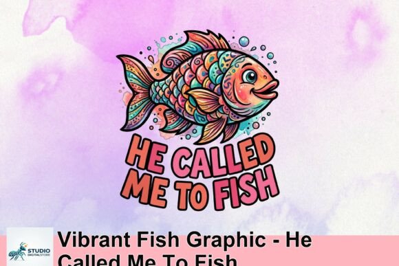 Add Whimsy and Color: The Vibrant Fish Graphic