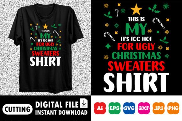 Christmas Sweaters Shirt Graphic Design for 2023 Projects