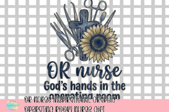 Or Nurse Inspirational Graphic: A Symbol of Care and Faith