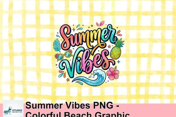 Summer Vibes PNG: A Playful Graphic for Sunny Projects